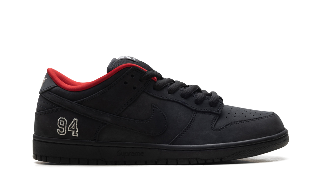 Supreme x Nike SB Dunk Low Black HQ8487-001 | 2025 Collaboration