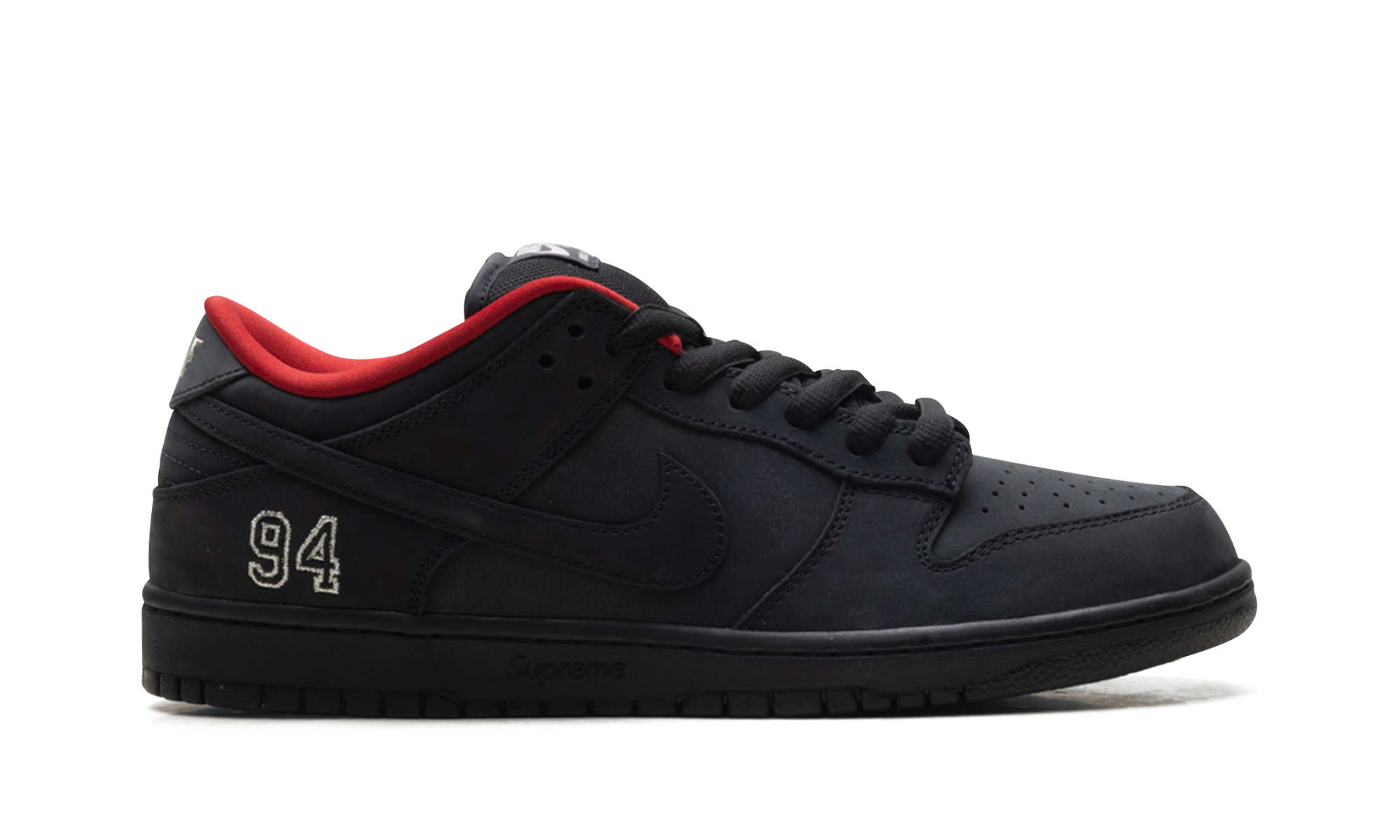 Supreme x Nike SB Dunk Low Black HQ8487-001 | 2025 Collaboration