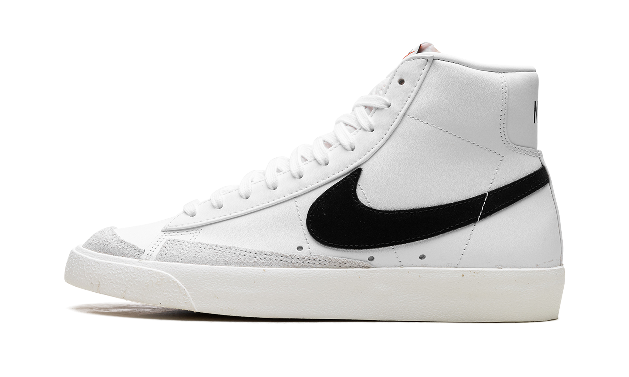 Nike Blazer Mid '77 Vintage White Black Leather Sneakers | Classic Basketball Heritage