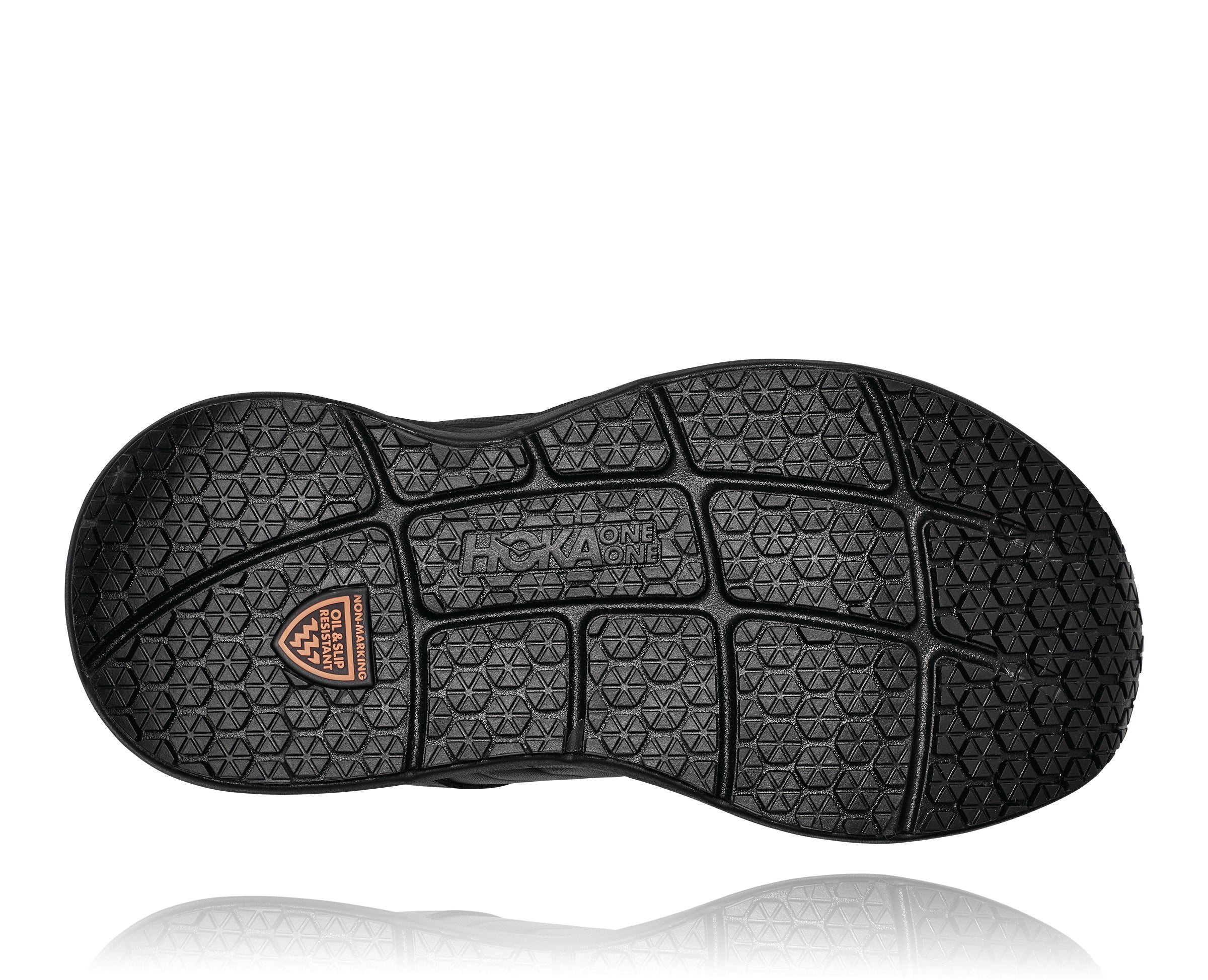 Women's Hoka Bondi SR: Slip-Resistant Work & Walking Shoes with Water-Resistant Leather