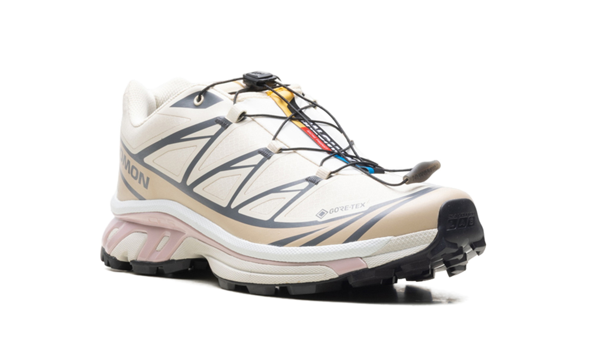 XT-6 GTX Almond Milk Mauve - Waterproof Trail Sneakers with GORE-TEX