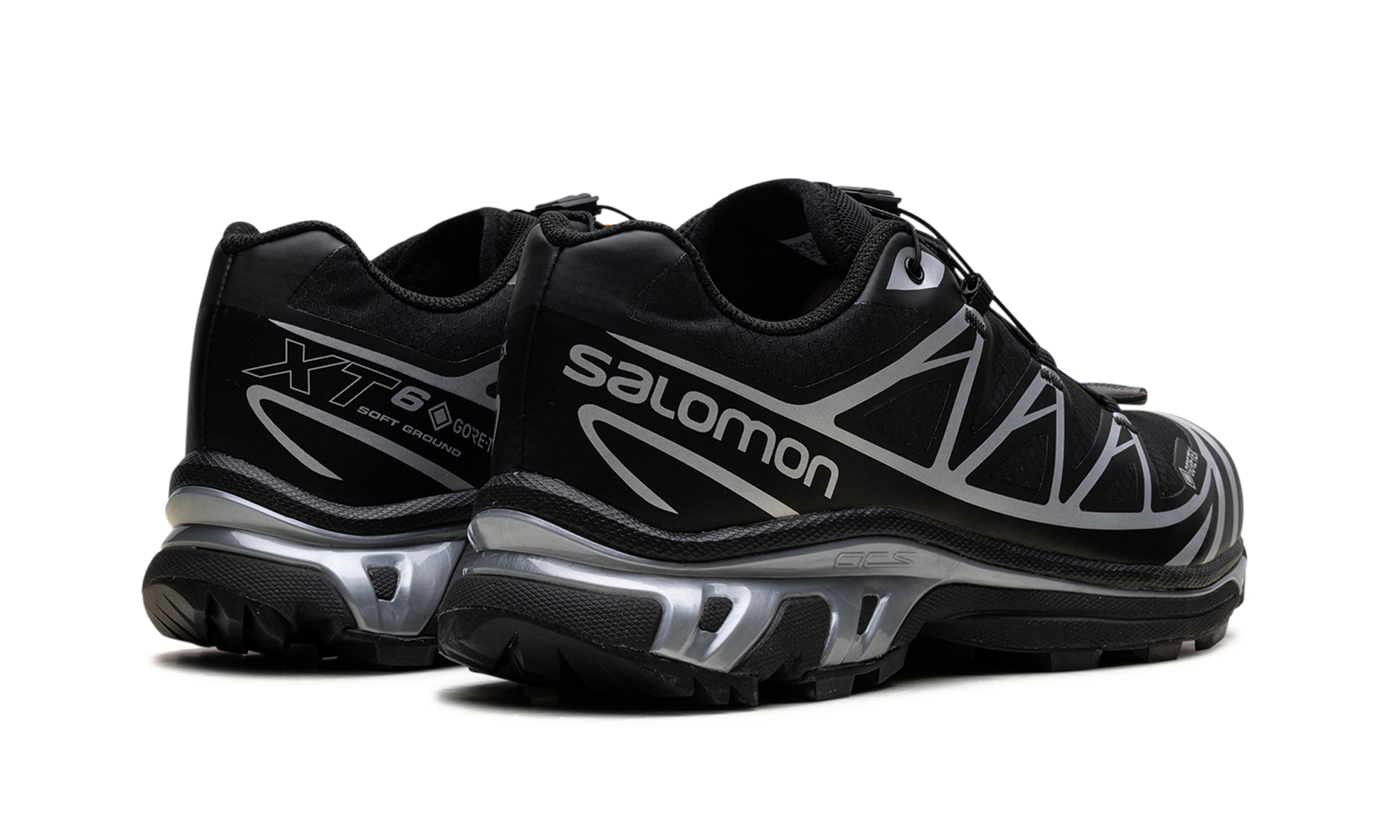 Salomon XT-6 Gore-Tex Black Silver - Waterproof Trail Running Shoes