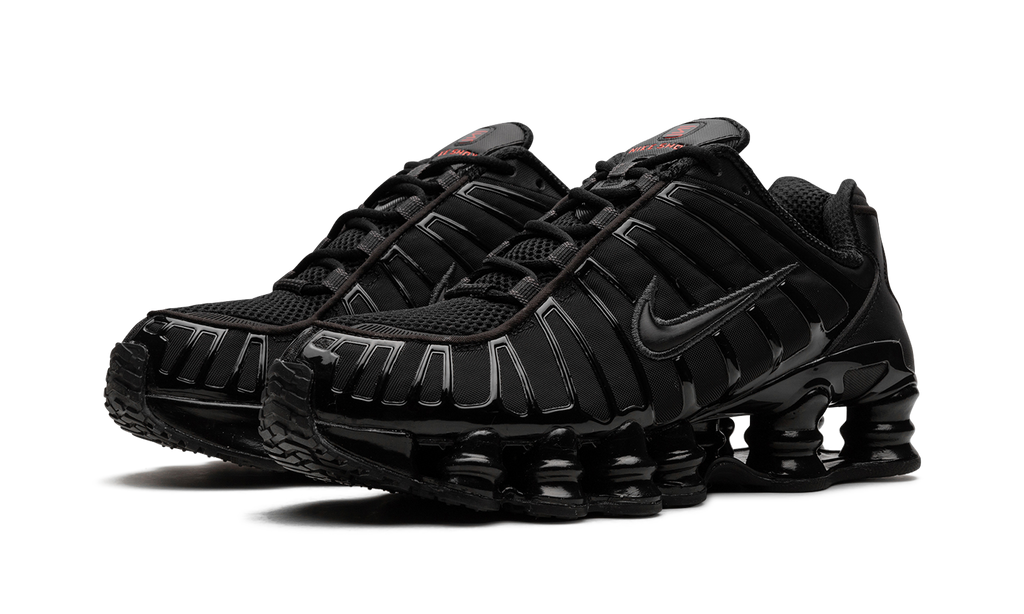 Women's Nike Shox TL Black Max Orange AR3566 002 | Y2K Retro Sneaker