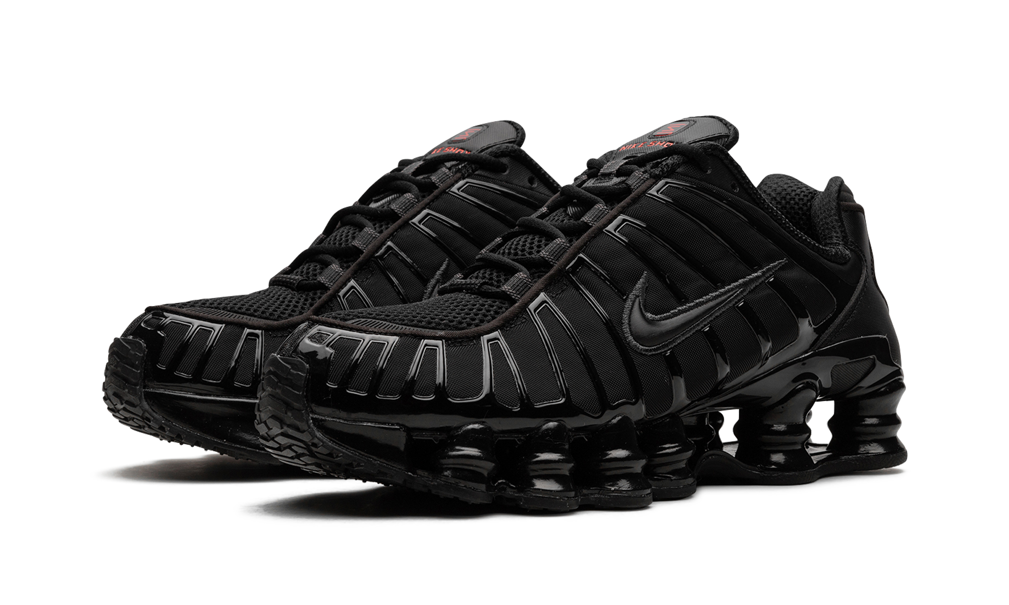 Women's Nike Shox TL Black Max Orange AR3566 002 | Y2K Retro Sneaker