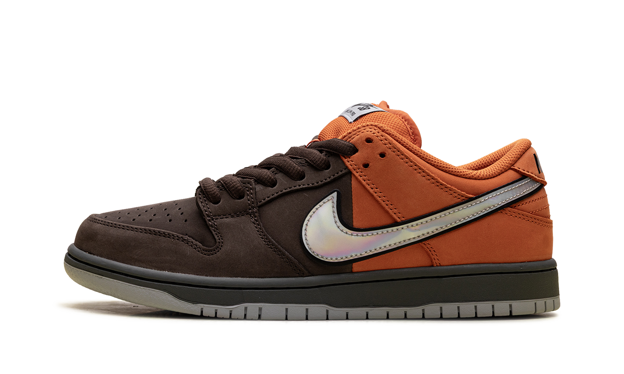 Nike SB Dunk Low Pro Muni Fast Pass - Safety Orange & Baroque Brown Skate Shoes