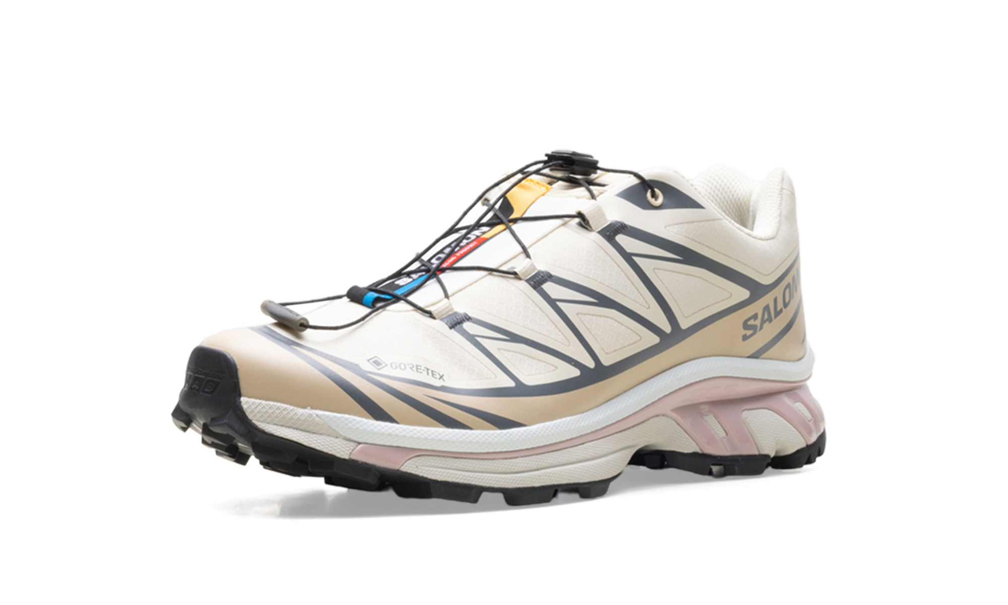 XT-6 GTX Almond Milk Mauve - Waterproof Trail Sneakers with GORE-TEX