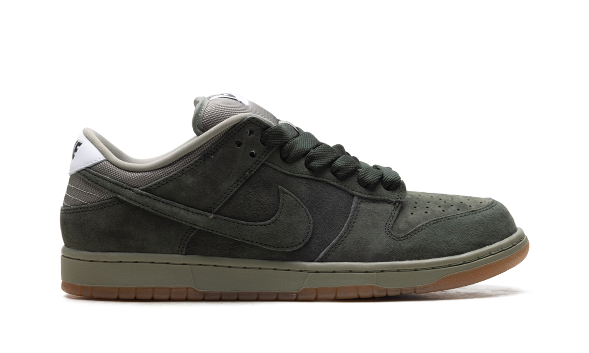 Nike SB Dunk Low Pro B Sequoia - Dark Green Suede Skate Shoe HJ0367 301