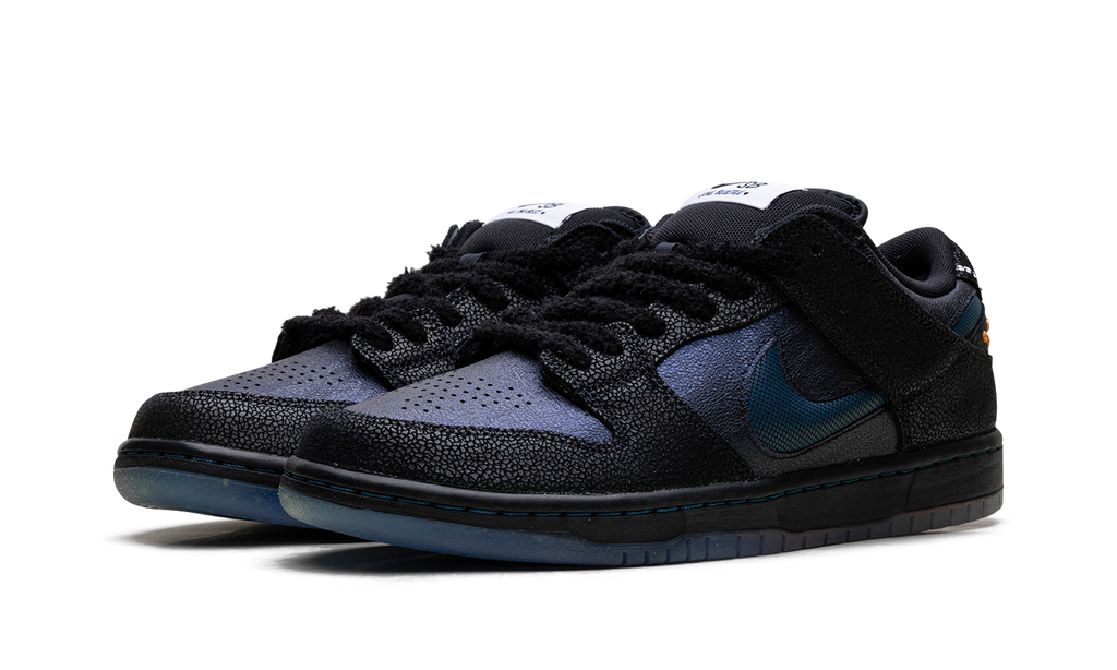 Nike SB Dunk Low Pro Bluetile Skateboards Black Pitch Blue Monarch Butterfly