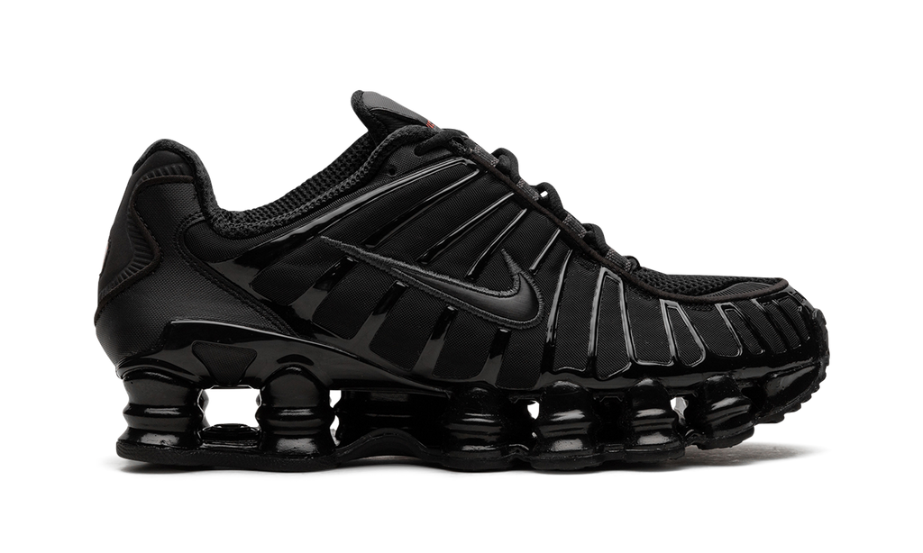 Women's Nike Shox TL Black Max Orange AR3566 002 | Y2K Retro Sneaker