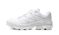 XT-6 Lunar Rock White Mesh Trail Sneakers with Quicklace™ System