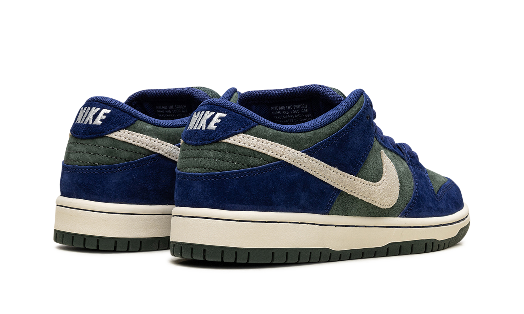 Nike SB Dunk Low Deep Royal Blue HF3704-400 | Vintage Green & Navy Skate Shoe