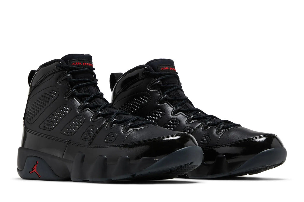 Jordan 9 Retro 'Bred' Black University Red High-Top Sneaker