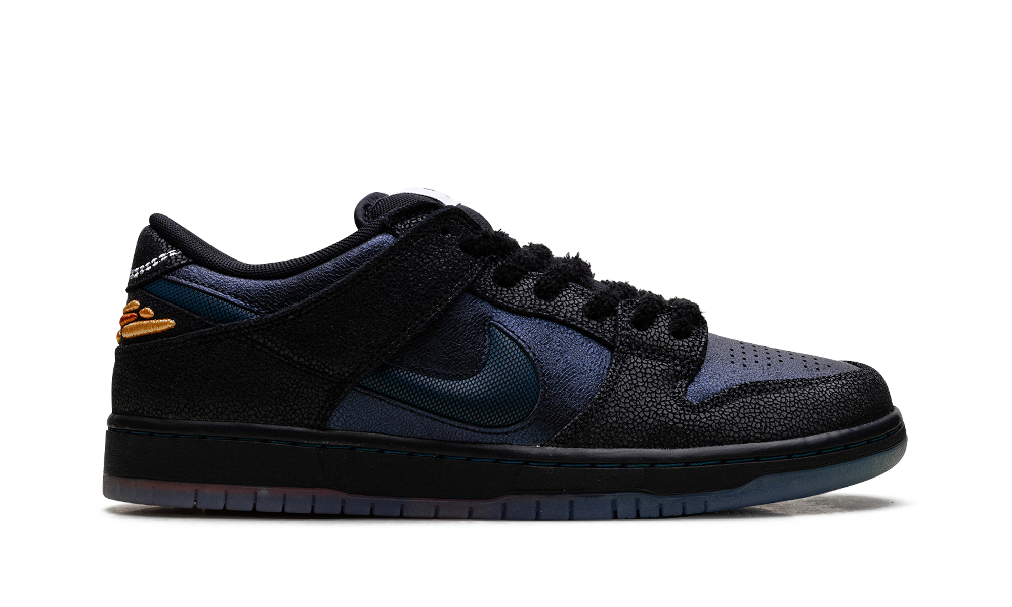 Nike SB Dunk Low Pro Bluetile Skateboards Black Pitch Blue Monarch Butterfly