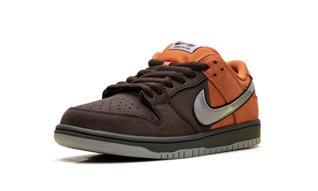 Nike SB Dunk Low Pro Muni Fast Pass - Safety Orange & Baroque Brown Skate Shoes