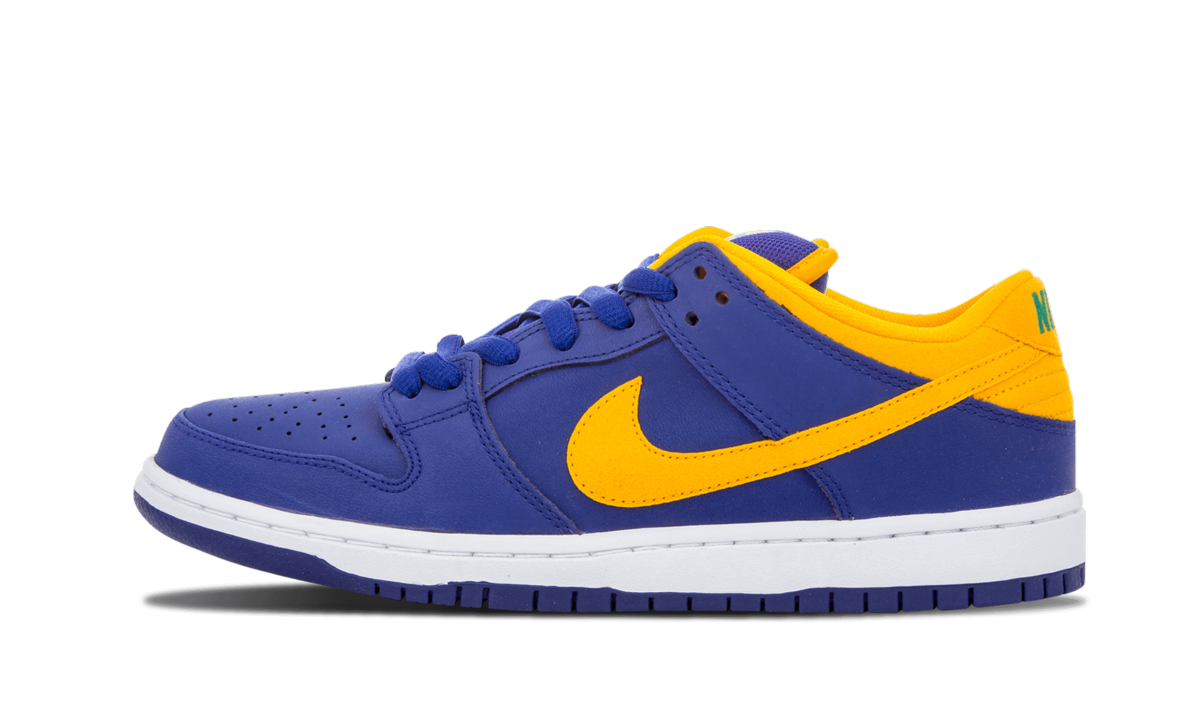 Nike SB Dunk Low Pro Royal Blue Midas Gold 304292-473 Skateboarding Shoe