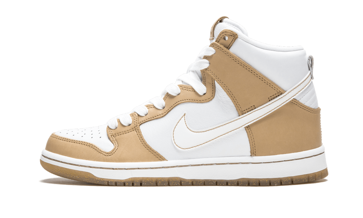 Nike SB Dunk High Premier "Win Some, Lose Some" - Vachetta Tan Leather Skate Shoe