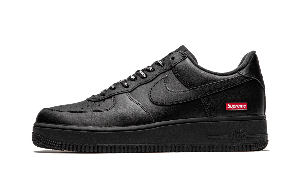 Supreme x Nike Air Force 1 Low Black Mini Box Logo CU9225-001
