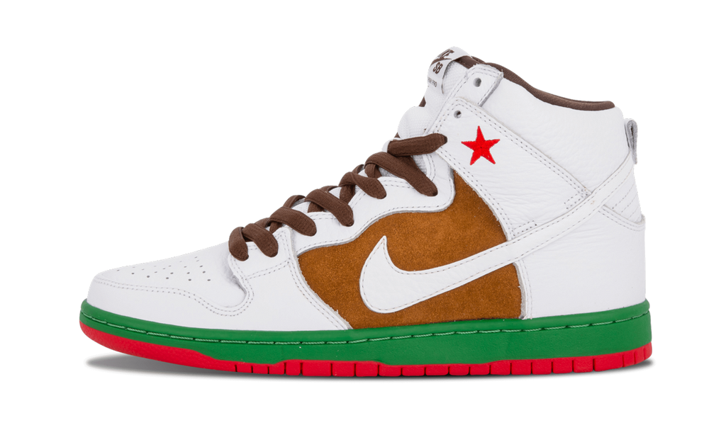 Nike SB Dunk High Premium 'Cali' - Classic California Flag Design