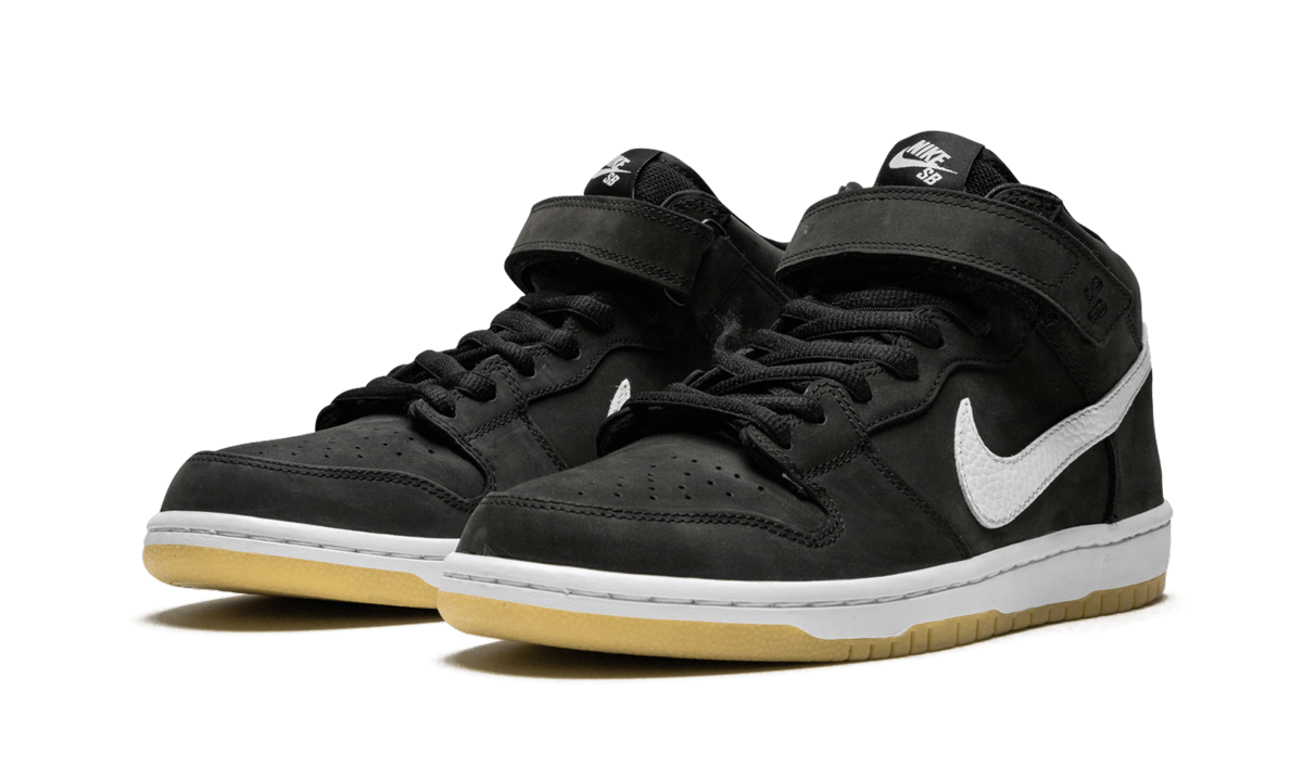 Nike SB Dunk Mid Pro ISO Black Orange Label CD6754-001