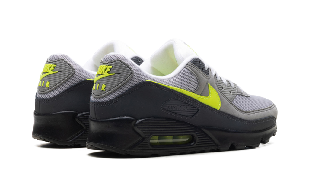 Nike Air Max 90 "Neon" - Iconic Running Shoe with Volt Neon Accents