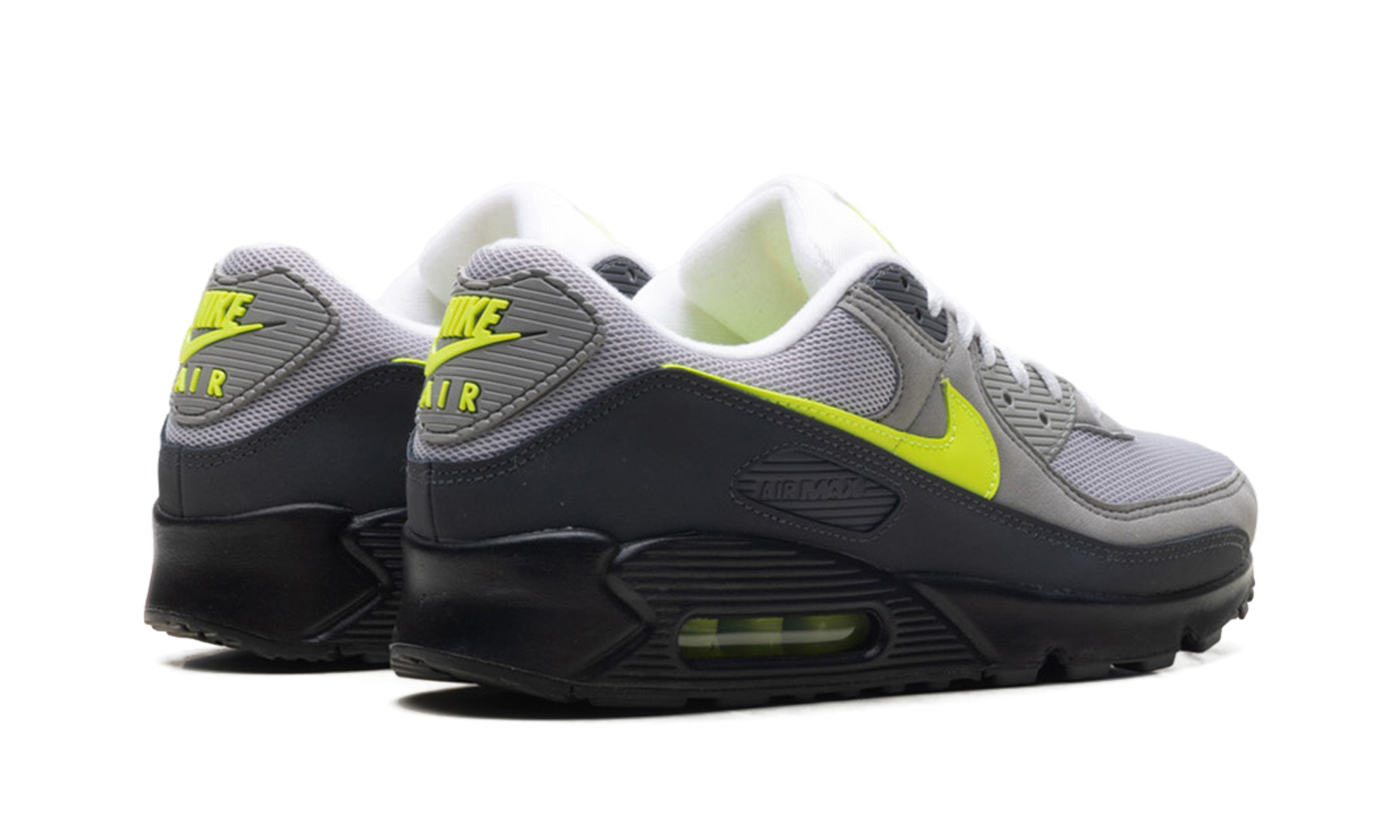 Nike Air Max 90 "Neon" - Iconic Running Shoe with Volt Neon Accents