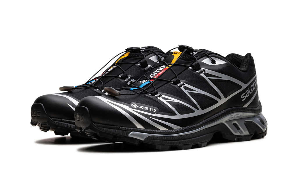 Salomon XT-6 Gore-Tex Black Silver - Waterproof Trail Running Shoes