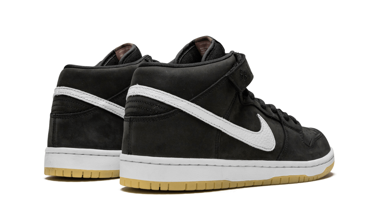 Nike SB Dunk Mid Pro ISO Black Orange Label CD6754-001