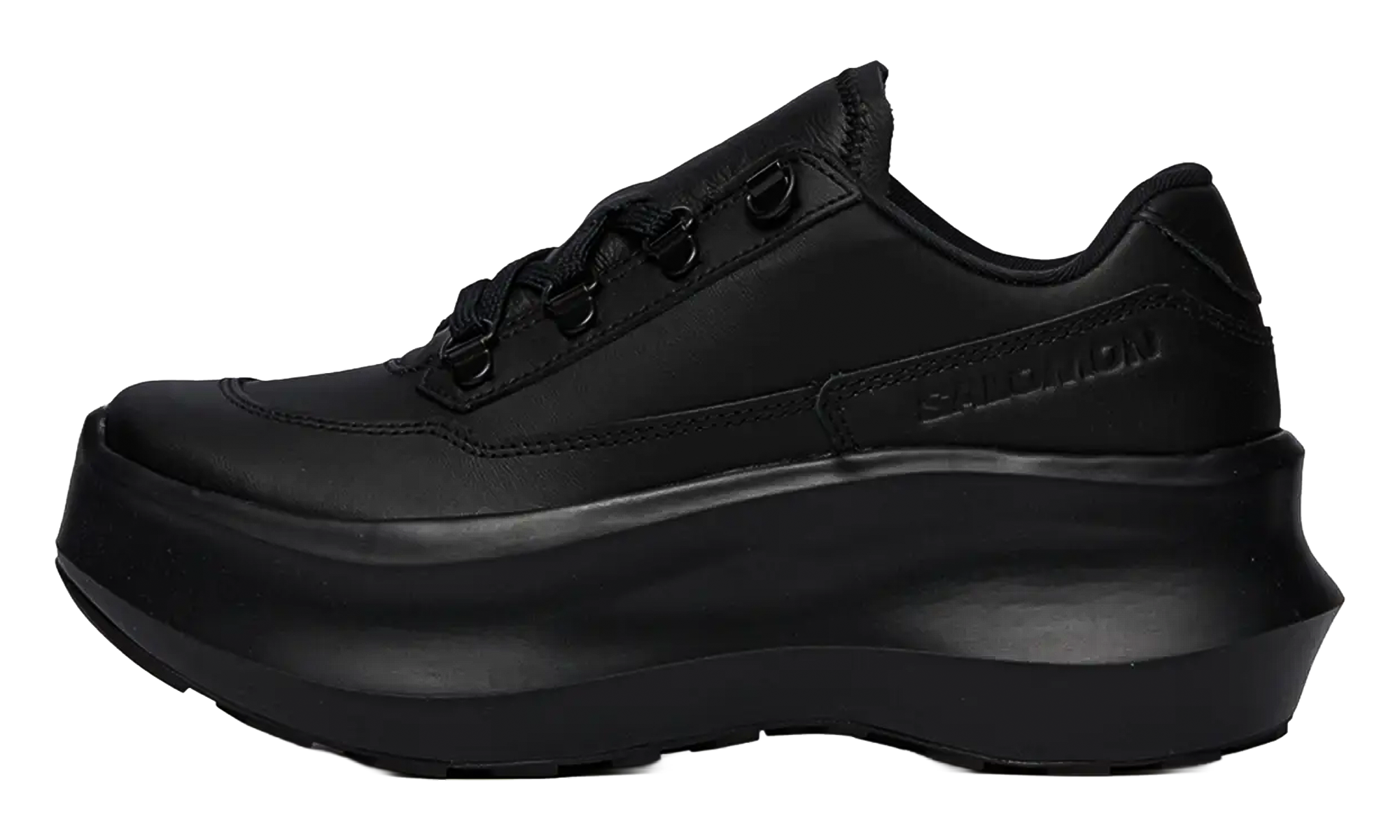 SR811 Leather Platform Comme des Garçons Black - Iconic Statement Sneaker
