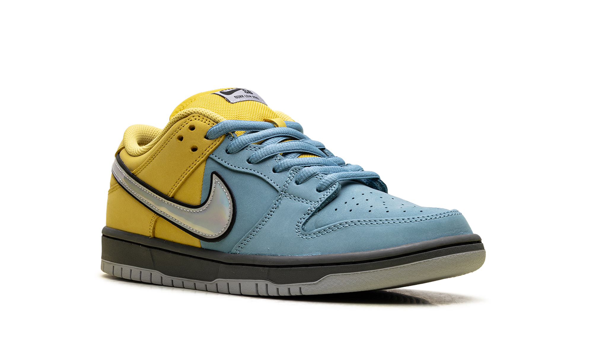 Nike SB Dunk Low Pro Muni Fast Pass - Lightning Yellow & Denim Turquoise Skate Shoe