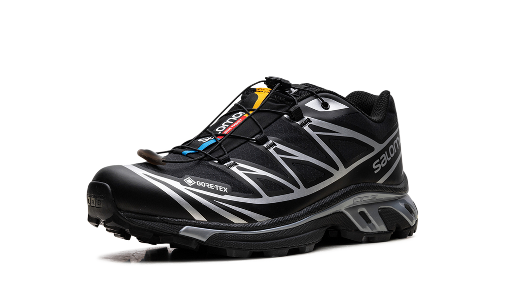 Salomon XT-6 Gore-Tex Black Silver - Waterproof Trail Running Shoes