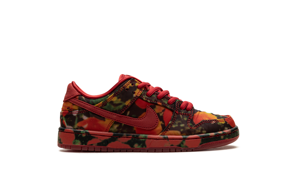 Nike SB Dunk Low PS 'The Wizard of Oz' - Kids' Poppy Field Sneaker FZ1236-600