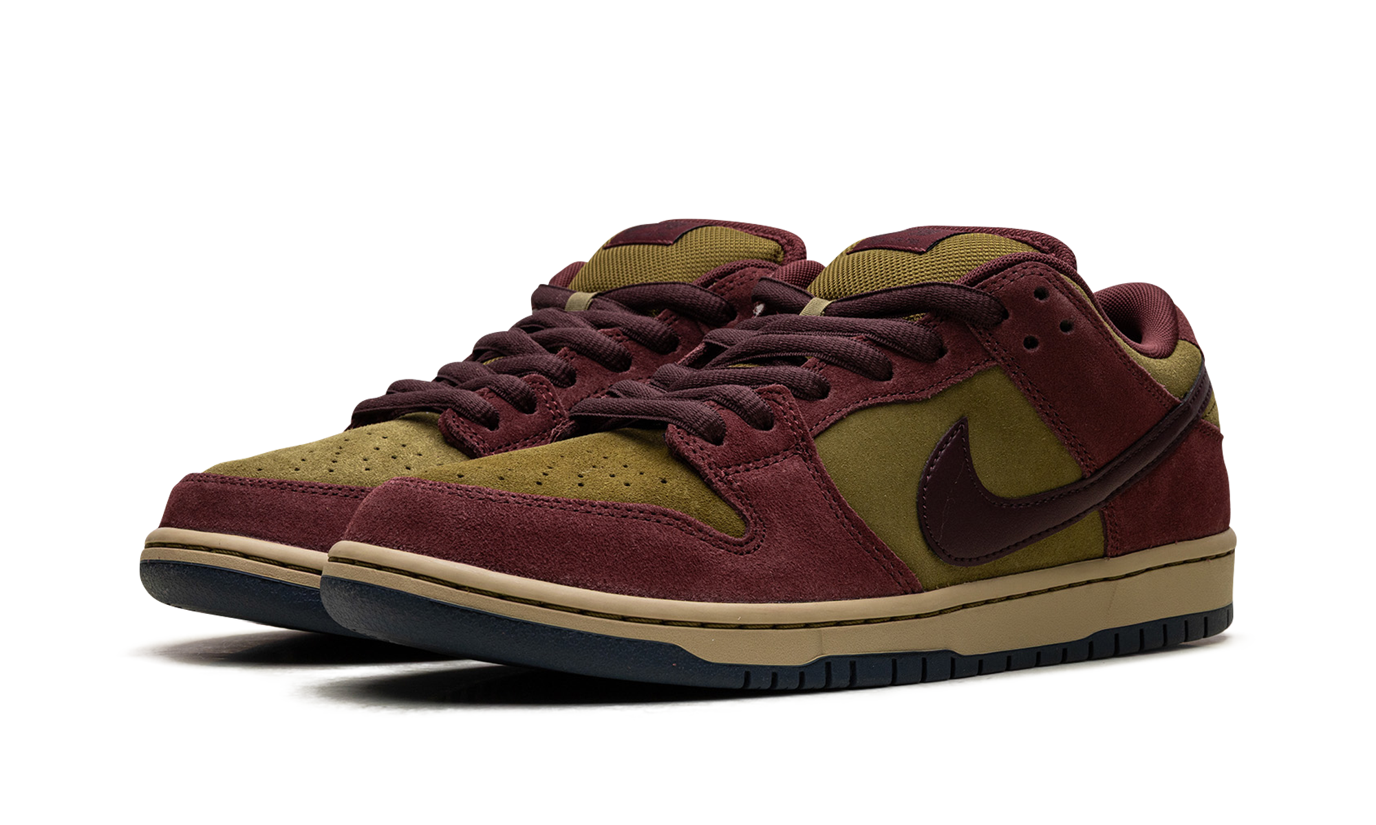 Nike SB Dunk Low Burgundy Crush Olive Flak - HQ1625-600