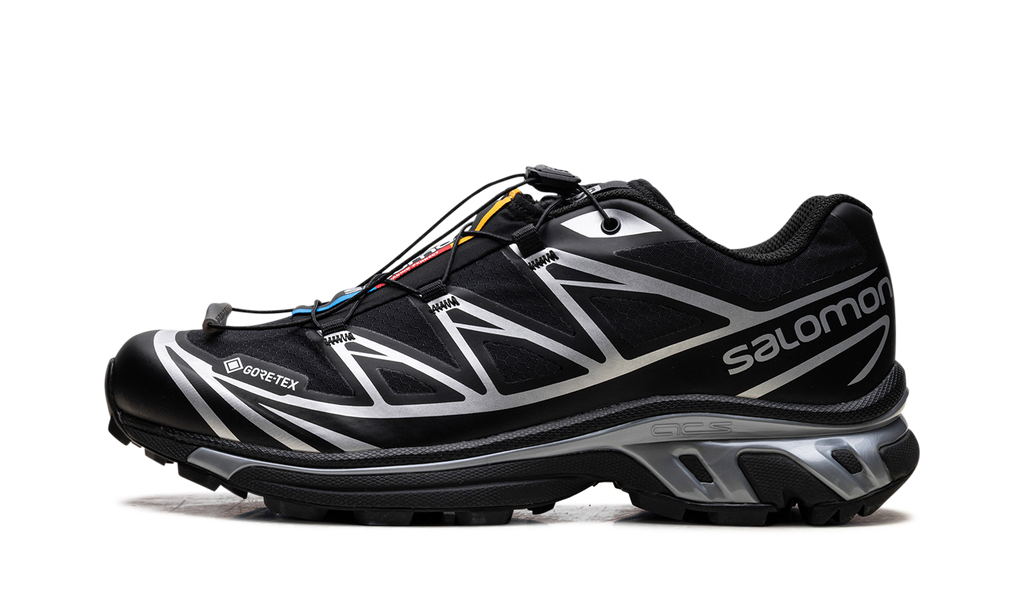 Salomon XT-6 Gore-Tex Black Silver - Waterproof Trail Running Shoes
