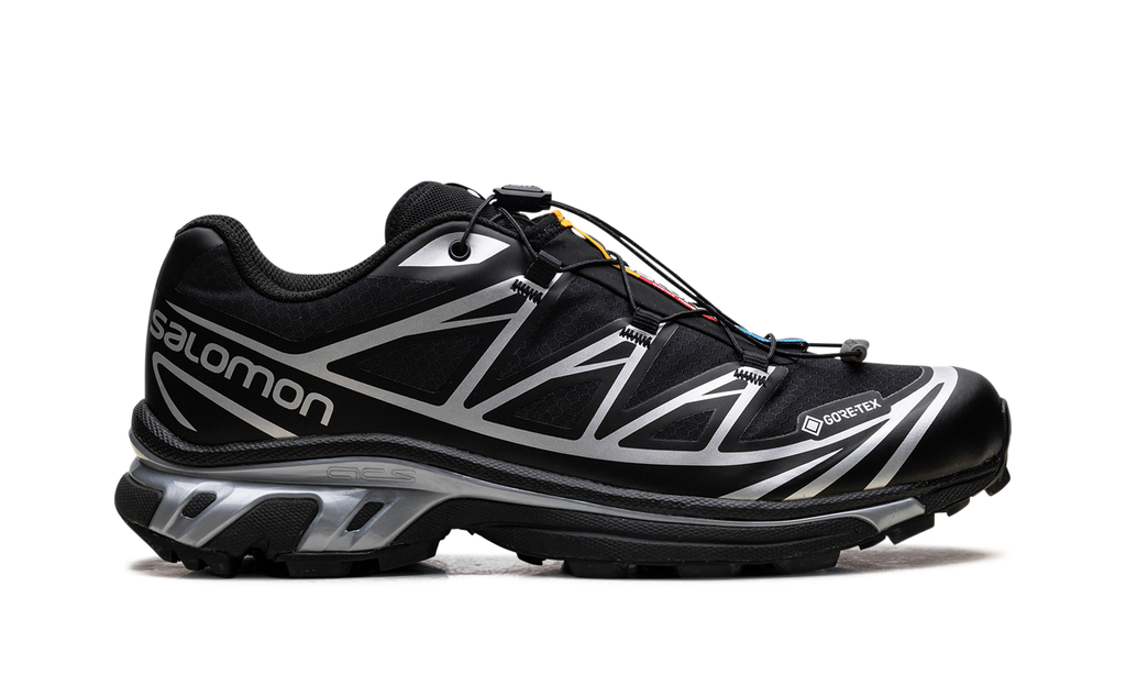 Salomon XT-6 Gore-Tex Black Silver - Waterproof Trail Running Shoes