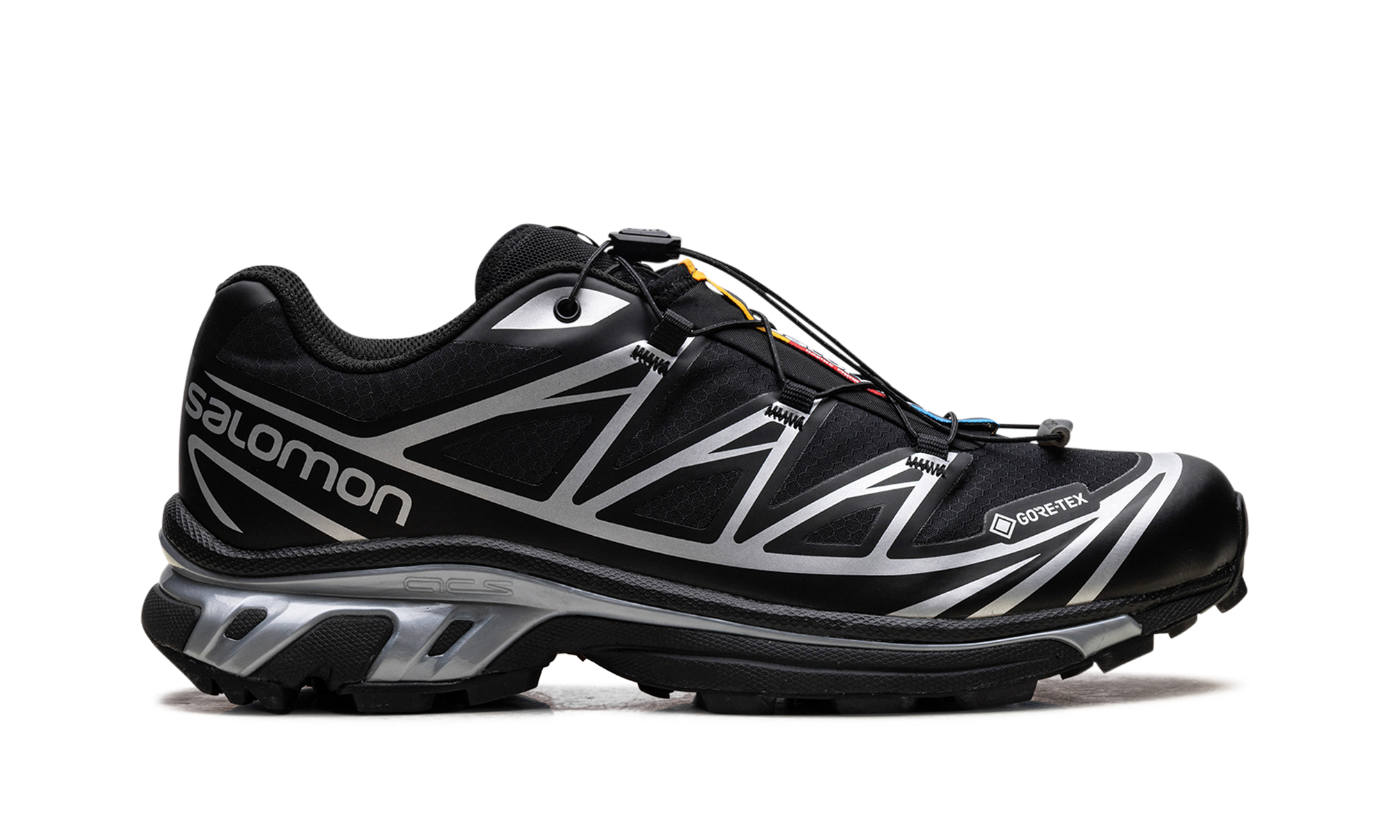 Salomon XT-6 Gore-Tex Black Silver - Waterproof Trail Running Shoes