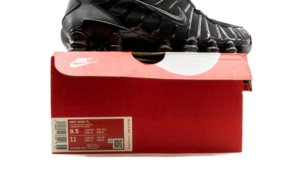Nike Shox TL Black Metallic Hematite AV3595-002 | High-Performance Cushioning Sneaker