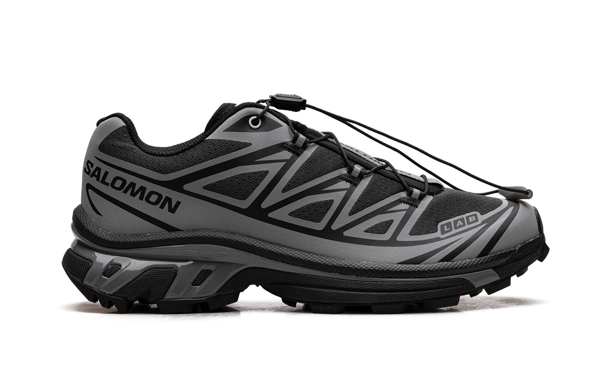 XT-6 Nocturne Vision Black - Reflective Trail Sneakers with Quicklace™ System