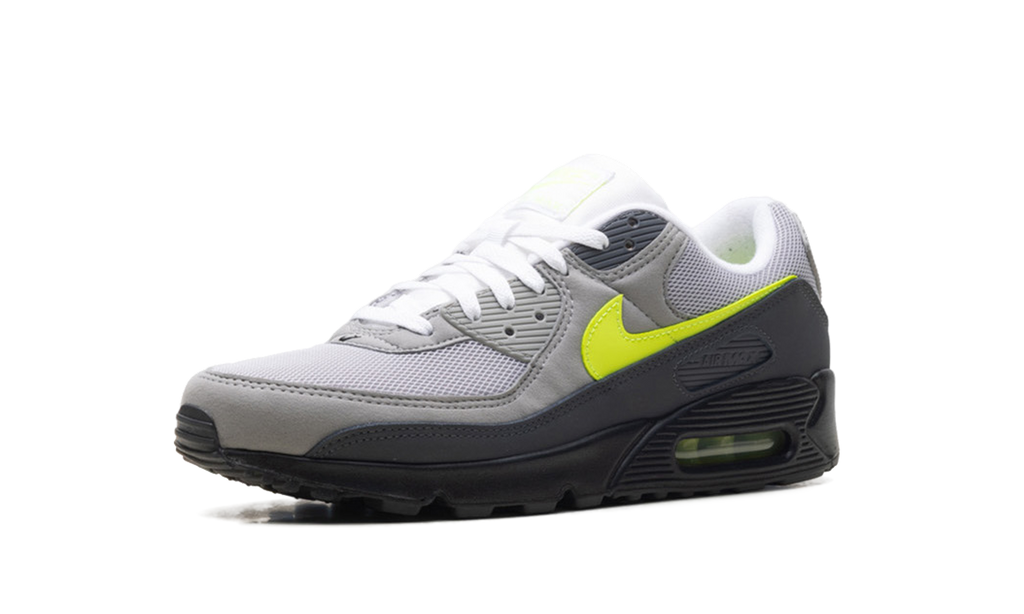 Nike Air Max 90 "Neon" - Iconic Running Shoe with Volt Neon Accents
