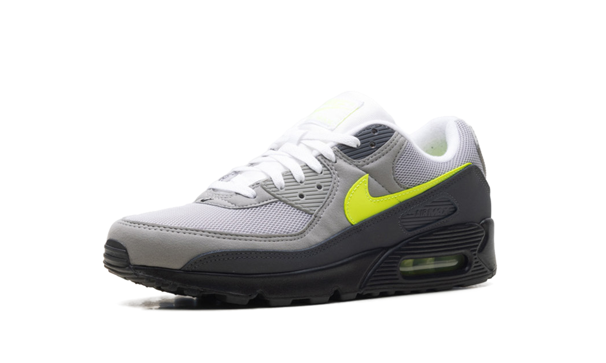 Nike Air Max 90 "Neon" - Iconic Running Shoe with Volt Neon Accents