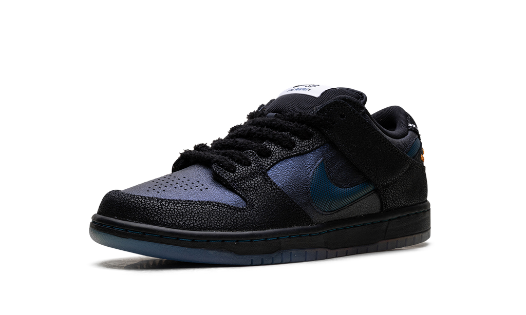 Nike SB Dunk Low Pro Bluetile Skateboards Black Pitch Blue Monarch Butterfly