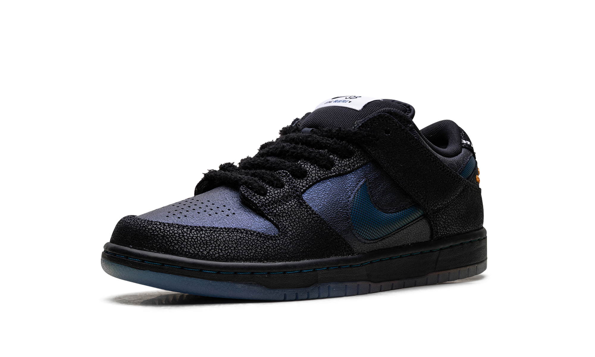 Nike SB Dunk Low Pro Bluetile Skateboards Black Pitch Blue Monarch Butterfly