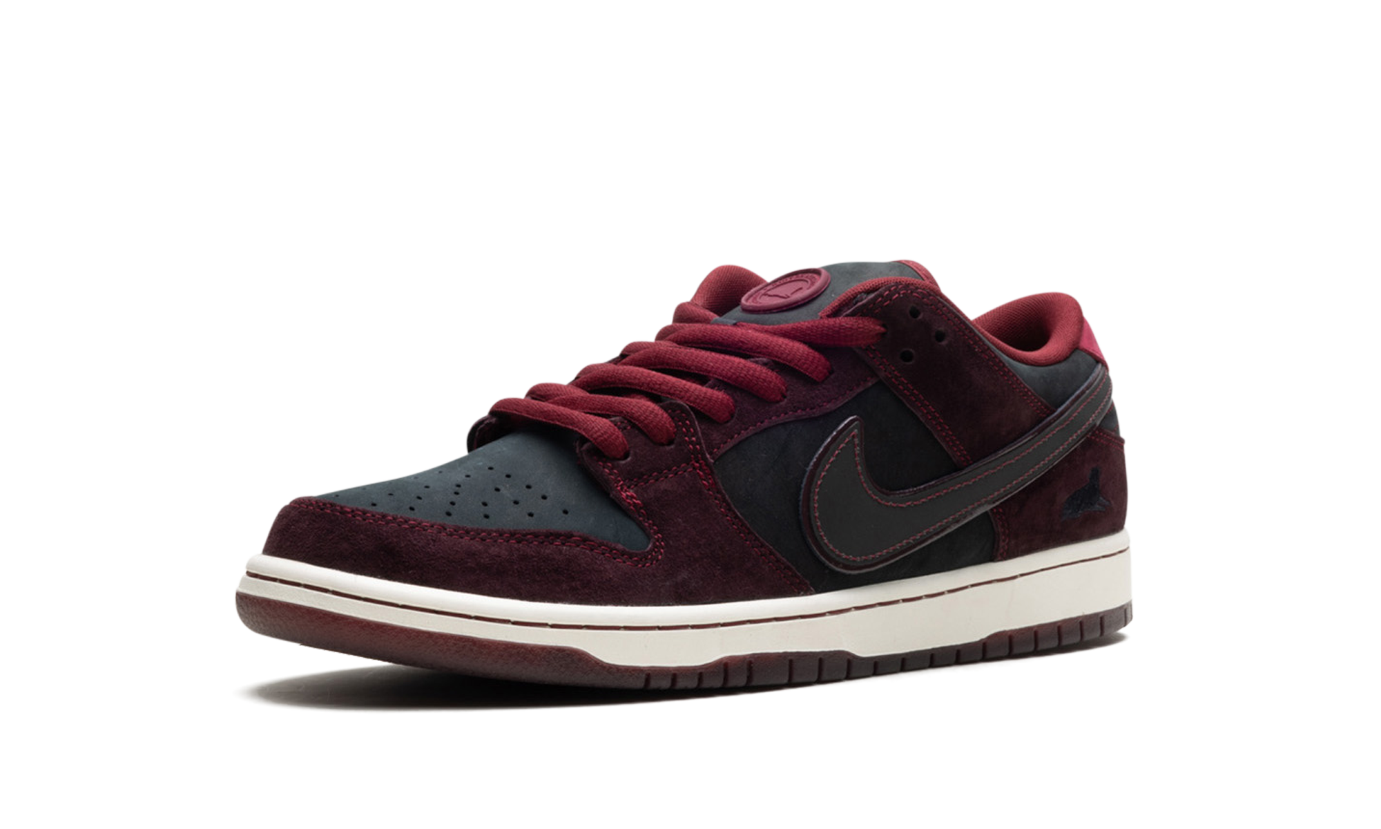 Nike SB Dunk Low Riot Skateshop FZ1289 200 - Bordeaux Inspired Skate Collaboration