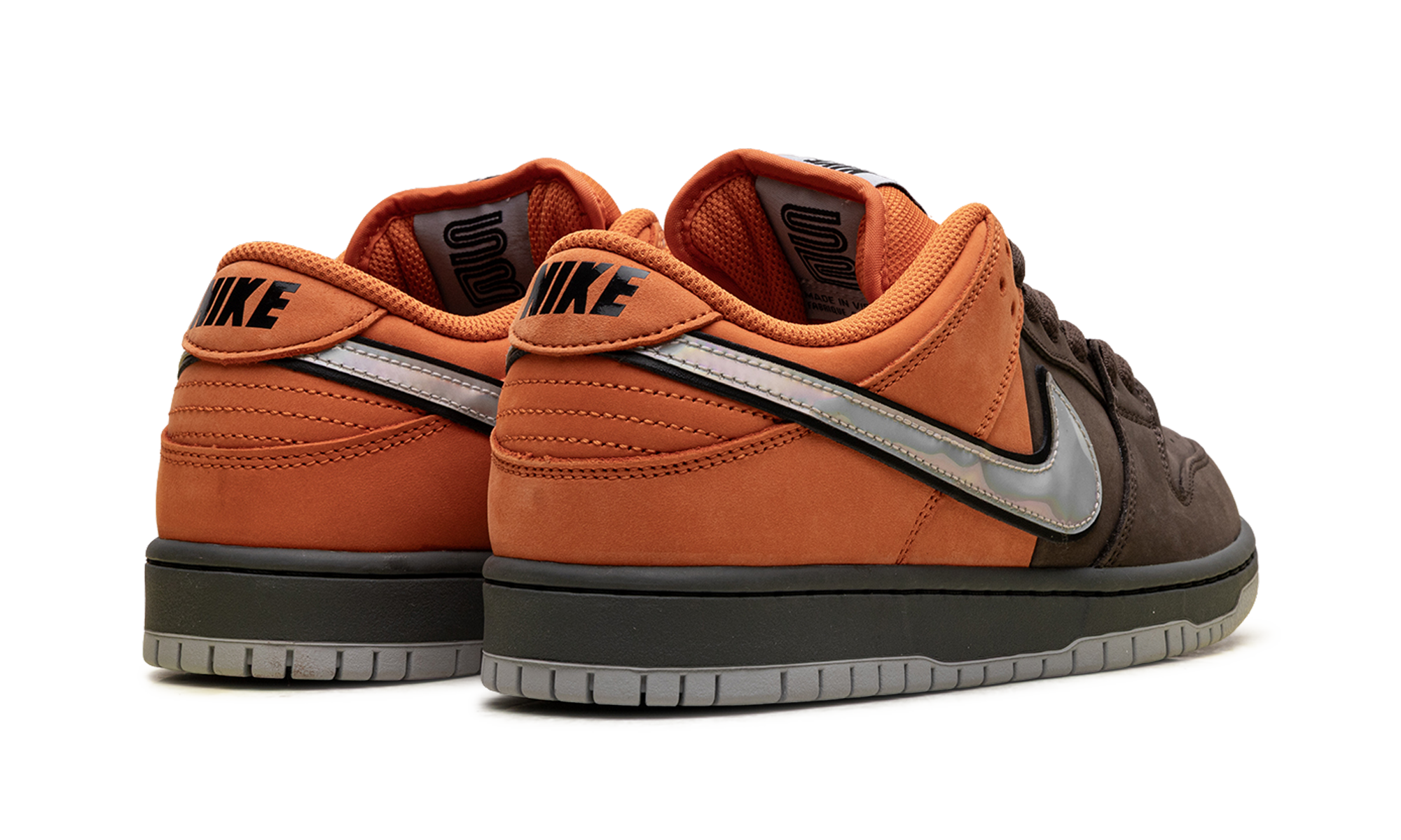 Nike SB Dunk Low Pro Muni Fast Pass - Safety Orange & Baroque Brown Skate Shoes