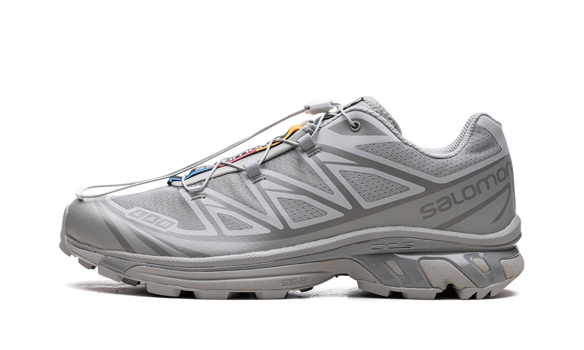 Salomon XT-6 Ghost Grey Running Shoes - Advanced Traction & Stability