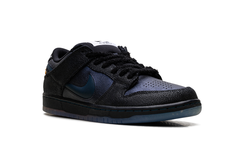 Nike SB Dunk Low Pro Bluetile Skateboards Black Pitch Blue Monarch Butterfly