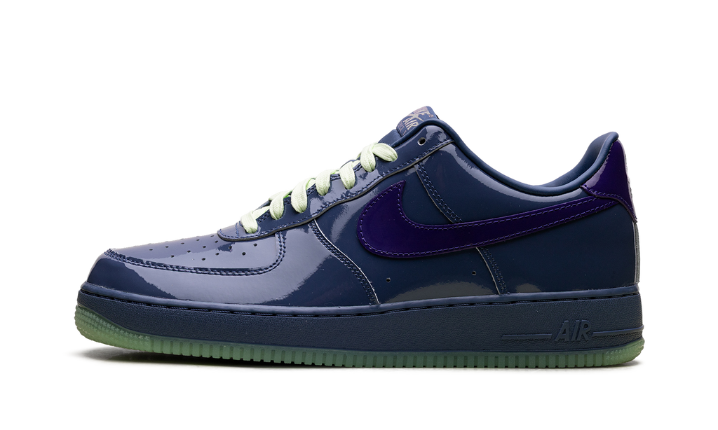 Nike Air Force 1 Low Patent Leather Mystic Navy Grape Ice - Bold Streetwear Statement