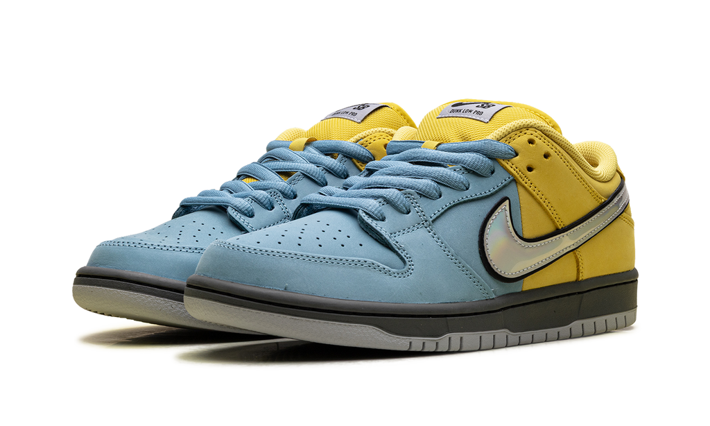 Nike SB Dunk Low Pro Muni Fast Pass - Lightning Yellow & Denim Turquoise Skate Shoe