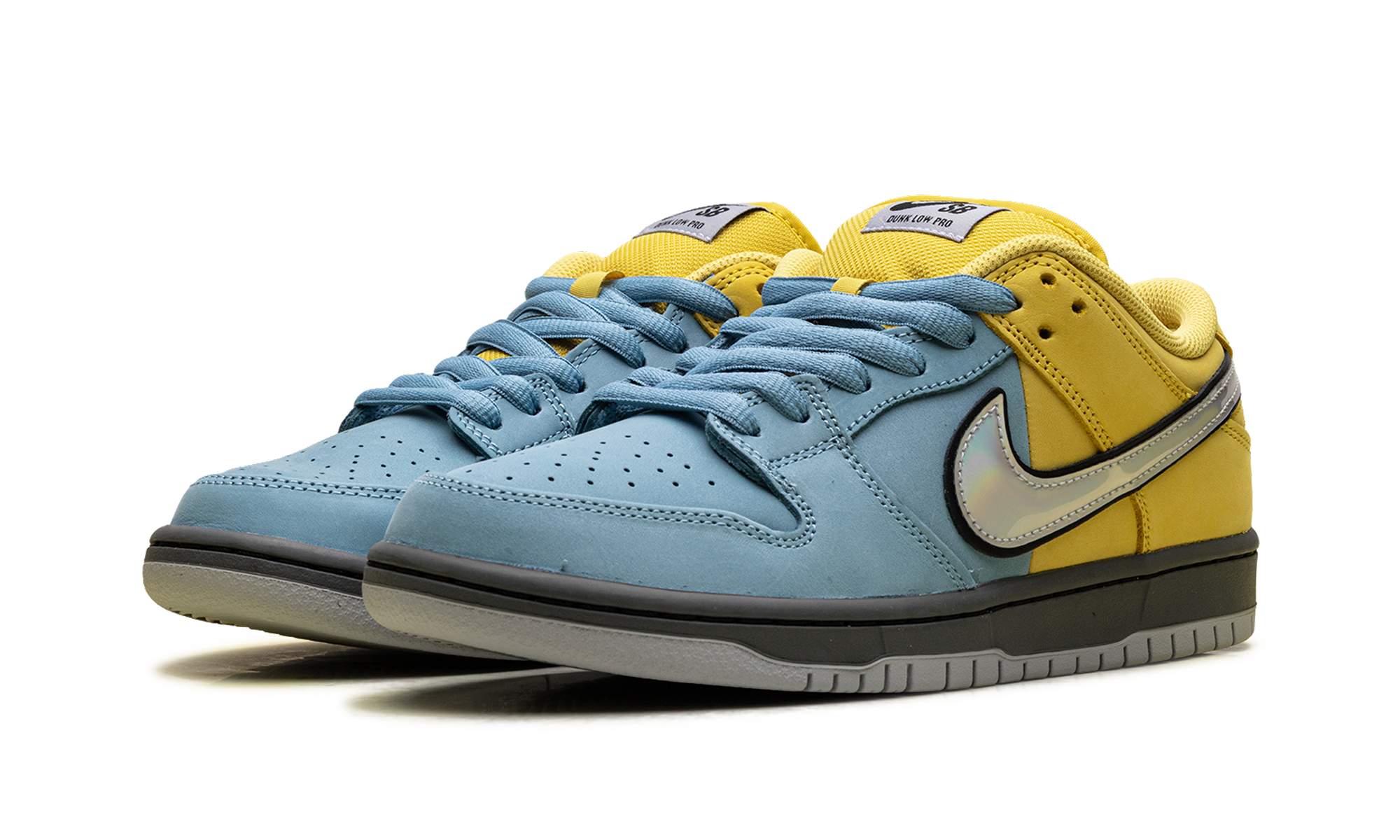 Nike SB Dunk Low Pro Muni Fast Pass - Lightning Yellow & Denim Turquoise Skate Shoe