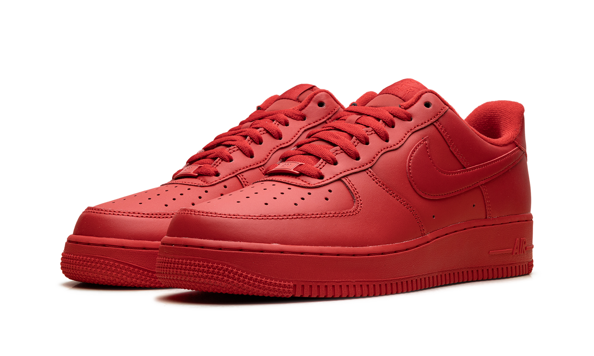 Nike Air Force 1 Low '07 LV8 Triple Red - All-Red Classic Basketball-Inspired Sneaker