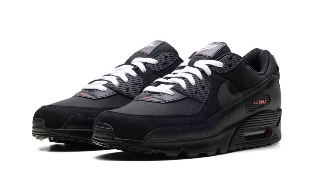 Nike Air Max 90 "Black Sport Red" DC9388 002 | Classic Tinker Hatfield Design